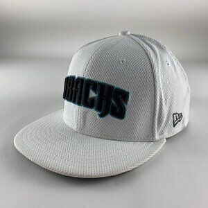 Arizona Diamondbacks MLB White New Era Fitted Hat Mens 7 3/4